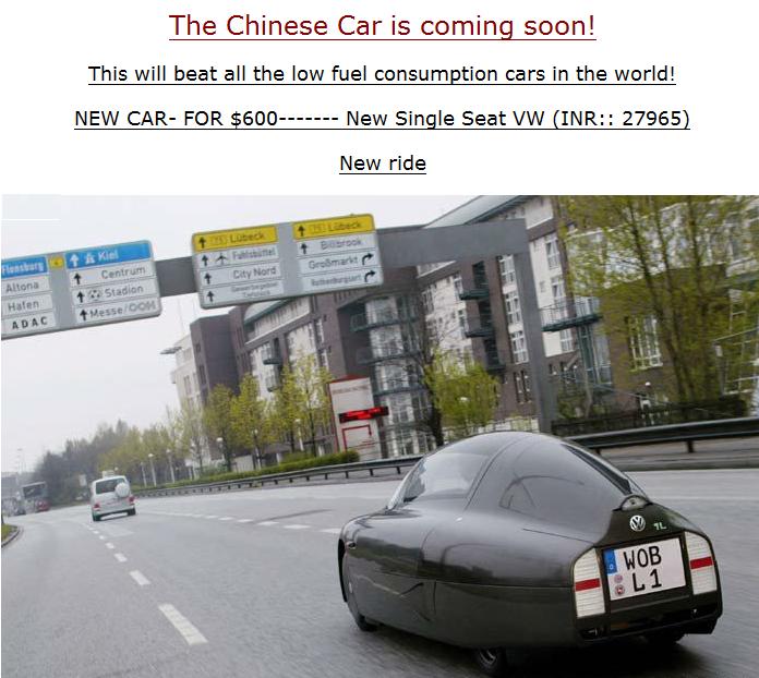 chinese car